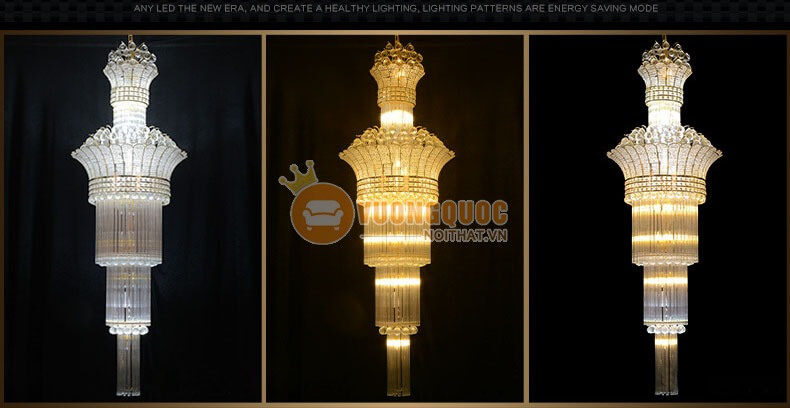 Đèn chùm pha lê tròn phong cách châu âu CM178-2